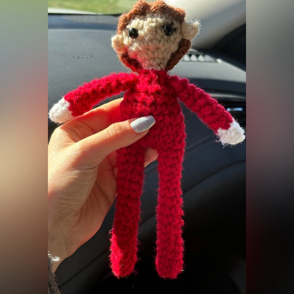 Handmade Crochet Elf Doll